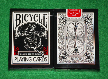 carti de joc bicycle black tiger